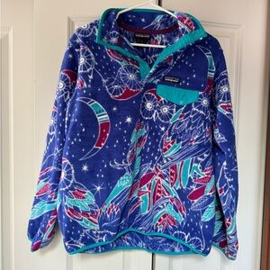 Patagonia Synchilla Fleece Pullover- Rare owl design